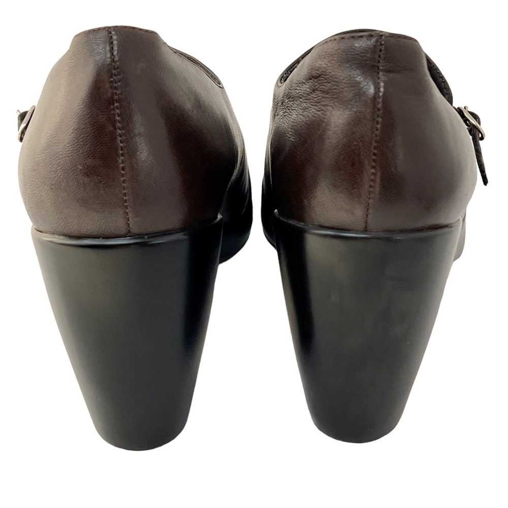 Dansko women's Tara Nappa brown leather heels/pumps size 40/US. 9.5-10 - Picture 6 of 14